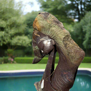 Modern Stone garden sculpture
