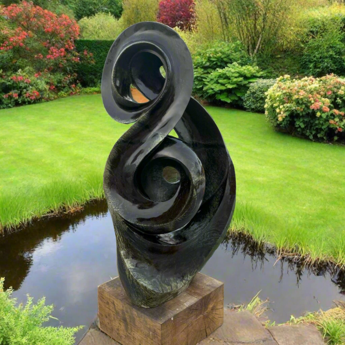 John Chewa Rabbit Garden Sculpture For Sale - African Masters of Stone