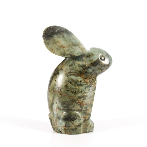John Chewa Rabbit Alert Rabbit - John Chewa - African Masters of Stone