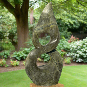 hand stone carving garden sculpture