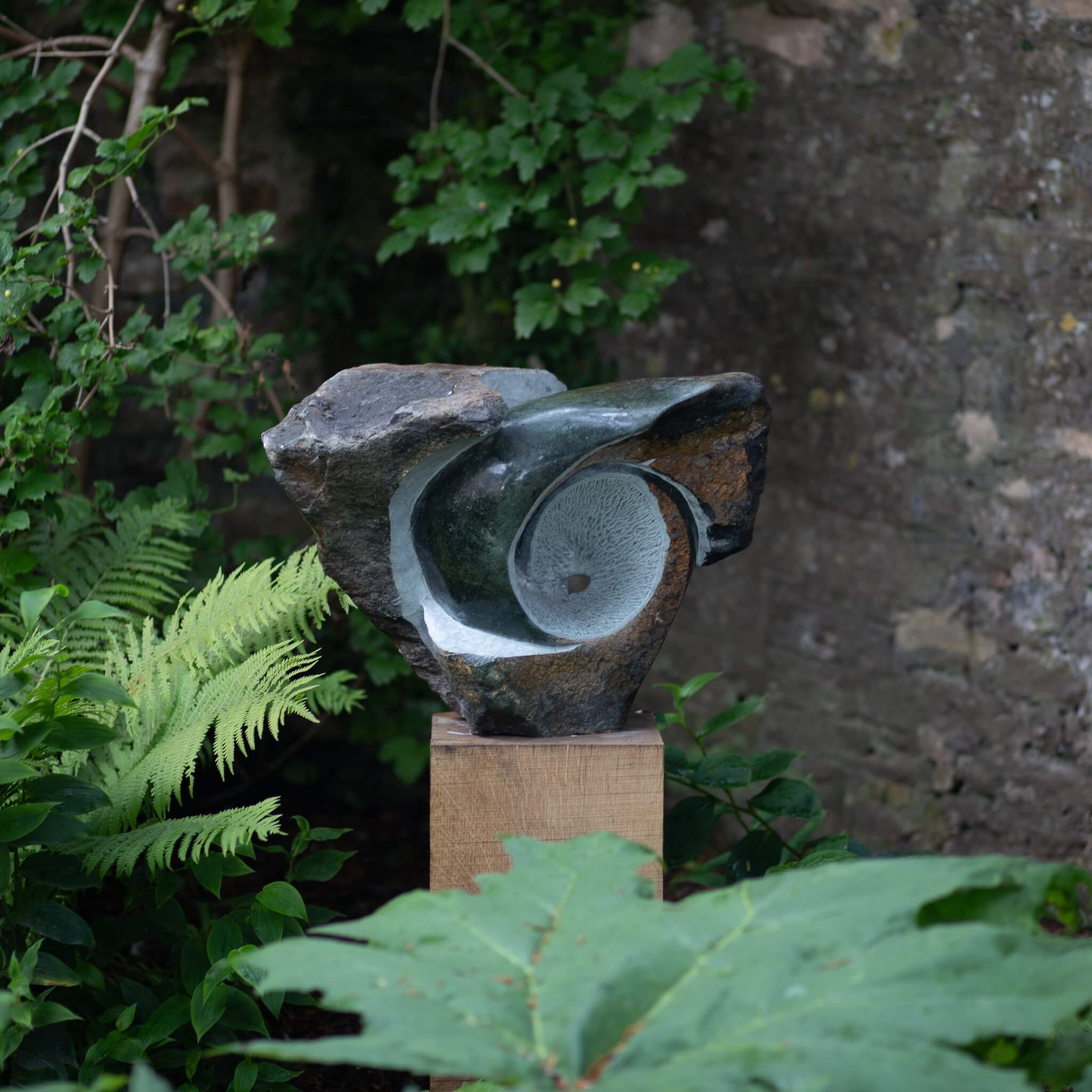 abstract garden sculpture