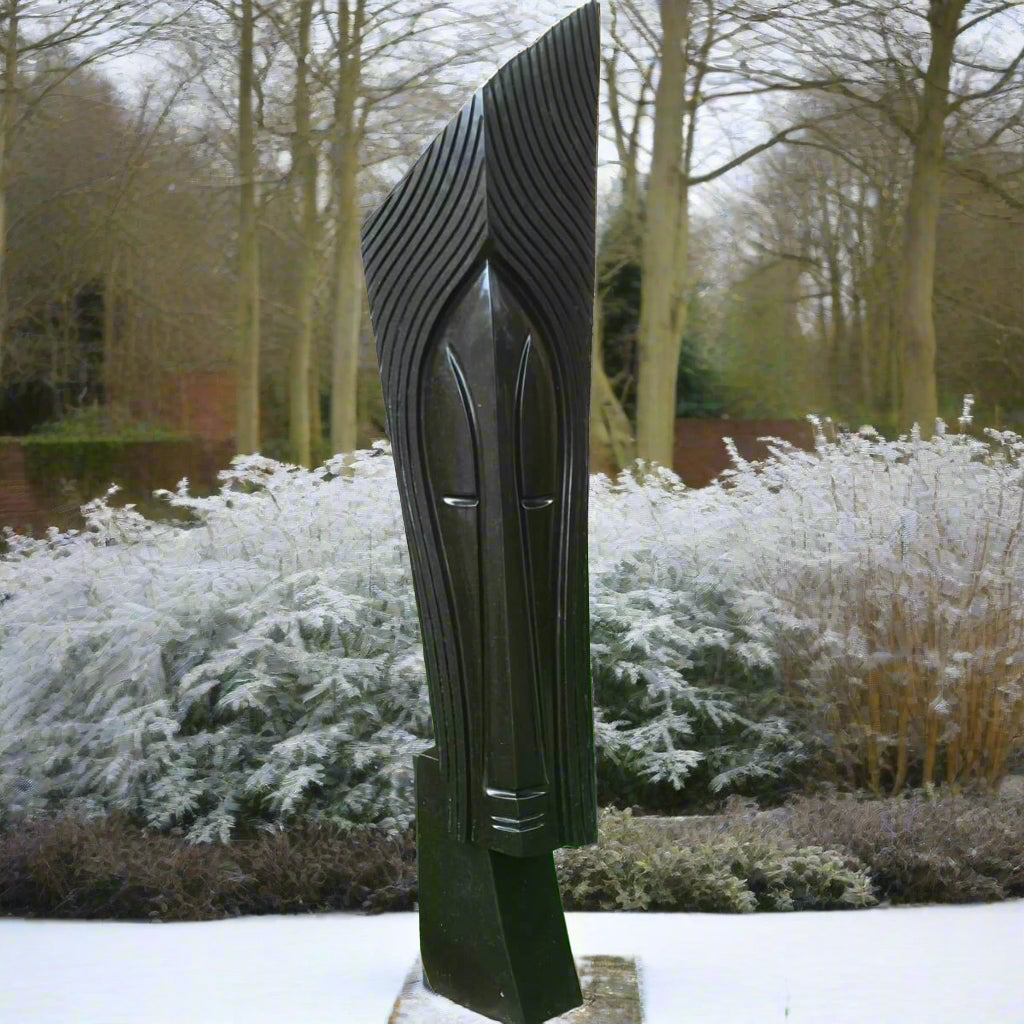 Modern garden sculpture